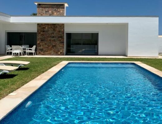 Villa Aycha avec piscine privée — 6 personnes — Temlel, Djerba